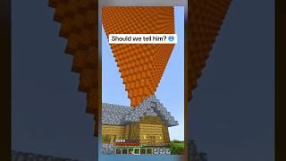 Epic Tsunami END moment  #shots #minecraft