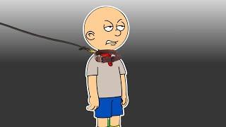 Classic Caillou gets Grounded Classic Caillou on the leash