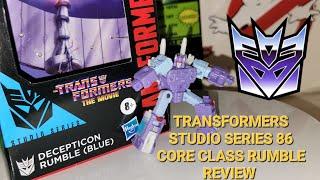 TRANSFORMERS STUDIO SERIES 86 CORE CLASS RUMBLE REVIEW