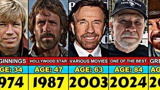 Chuck Norris Transformation From 5 to 84 Year Old