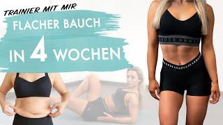 Flacher Bauch in 4 Wochen - trainier mit mir