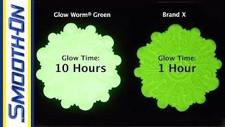 Glow Worm Powder Timelapse Comparison Video