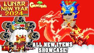 Growtopia Lunar New Year 2024 - Draconic Spirit Mount All New Items