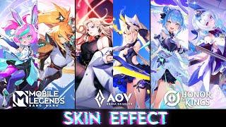 2 The Aspirants vs 2 Dimension Breaker vs 2 Manga Crossover  Skins Effect l MLBB AOV HOK