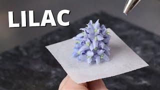 How to pipe buttercream lilac   Cake Decorating For Beginners 