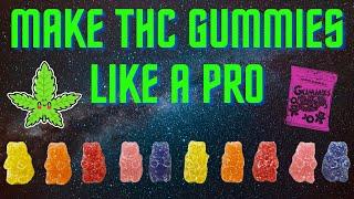 How To Make THC Gummy Bears That Are Shelf Stable and Taste Amazing From A Pastry Chef
