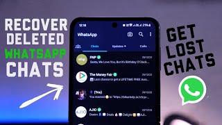 How to Recover Restore WhatsApp Chats? Recover Chats Without Backup