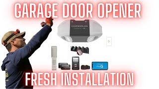 Garage door opener install