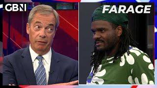 Royal Navy DIDNT get rid of slavery  Nigel Farage clashes with activist in fiery debate