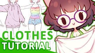 【Tutorial】How to draw clothes Clip Studio Paint