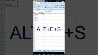 Shortcut Trick#shorts #excel#viral#trendingshorts youtubeshorts   #exceltutorial#exceltricksandtips