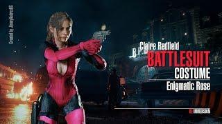 Sexy Claire Jill Pink Battlesuit For Resident Evil 2 Remake Release