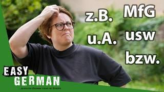 14 German Abbreviations You Should Know  Super Easy German 257