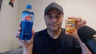 ASMR Drink Review and Eating Hard Candy Ramble