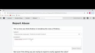 How to report a roblox group.