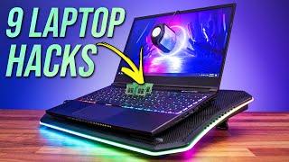 9 Gaming Laptop HACKS in 2 MINUTES
