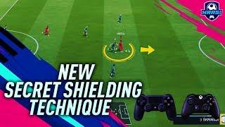 FIFA 19 SECRET PROTECT THE BALL TECHNIQUE - HOW TO SHIELD THE BALL & PUSH DEFENDERS BACK