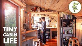 Couple Living in a Low-Cost Tiny Cabin for More Financial Freedom