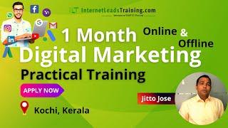 Digital Marketing 1 Month Practical Training Course  Online & Offline  Kochi  Keralas No 1