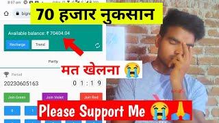 ₹70 हजार का नुकसान हो गया  Colour Prediction Game  Bigregal Mall  Mantri Mall Withdrawal Problem