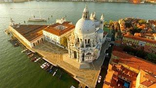 HD Drone Video - Flight Over Venice Italy