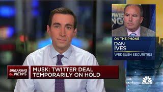 Elon Musk says Twitter deal temporarily on hold