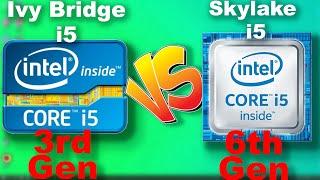 Big Difference?  Ivy Bridge vs Skylake i5s - i5 3570 vs i5 6500 CPU & IGPU Comparison