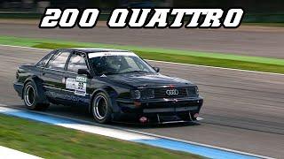 AUDI 200 Quattro  Crazy Turbo 5 cyl. sounds  2023 Hockenheimring