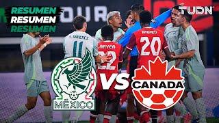 RESUMEN  México vs Canadá  Amistoso Internacional  TUDN