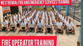 WEST BENGAL FIRE AND EMERGENCY SERVICES  FIRE OPERATOR TRAINING #firetraining 2023