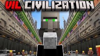 Minecraft but I join VILLAGER CIVILIZATION