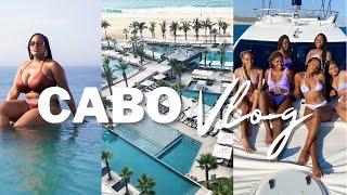 GIRLS TRIP IN MEXICO YACHT CRUISE ATV RIDING SPA DAY CABO TRAVEL VLOG