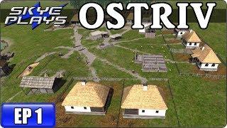 OSTRIV Ep 1 - New City Building Game - How To Get A Great Start - Lets Play  Gameplay  Tips