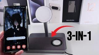 ZIKE 3-in-1 QI2 & MFW Magnetic Wireless Charging Stand