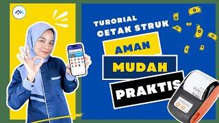 TUTORIAL CETAK STRUK PEMBAYARAN  KIOS PULSA