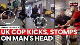 UK Cops Kick & Punch Man At Manchester Airport In Viral Video Sparks Outrage  English News