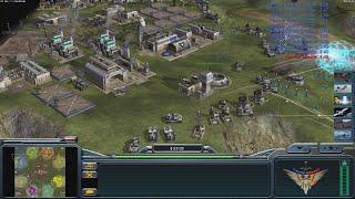 USA Super Weapon - Command & Conquer Generals Zero Hour - 1 vs 7 HARD Random Gameplay