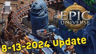 FLYBY Universal Epic Universe Construction Update 8-13-2024