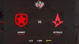 Gambit vs Astralis map 1 overpass PGL Major Kraków 2017