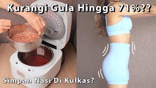 Cara Ampuh Bikin Nasi Diet Rendah Kalori  How I Prep My Rice  Low Carbs Rice Cooker TataSmart