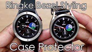 Samsung Galaxy Watch 4  Ringke Bezel Styling  Comparing Designs