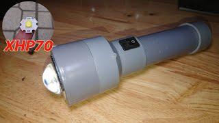 DIY. Super Bright Flashlight Led XHP70