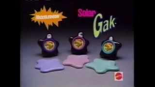 Nickelodeon Solar Gak Commercial 1994