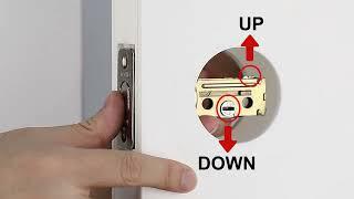 TEEHO TE001（TK001） Smart Lock Installation Tutorial with Installation Manual PDF