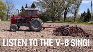 Massey Ferguson 1155 pure V8 noise