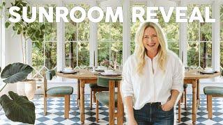How Emily Henderson Built a Bold & Classic Sunroom in Her Modern Farmhouse