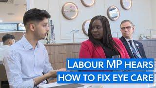 Marsha de Cordova MP discusses changes needed in eye care