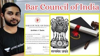 CONSTITUTION POWERS & FUNCTIONS OF BAR COUNCIL OF INDIA  LAW EXPLORER