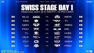 Worlds 2024 Highlights ALL GAMES Day 1 Swiss Stage  LoL World Championship 2024 Day 1