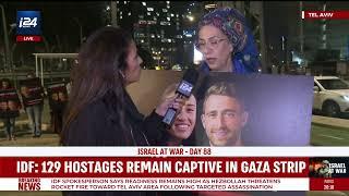 INTERVIEW WITH DITZA OR MOTHER OF HOSTAGE AVI NATAN OR